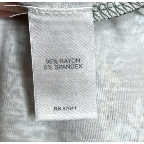 J. Jill Maxi Skirt A Line Long Green Floral Print Pull On Elastic Waist Sz Small - Picture 5 of 7